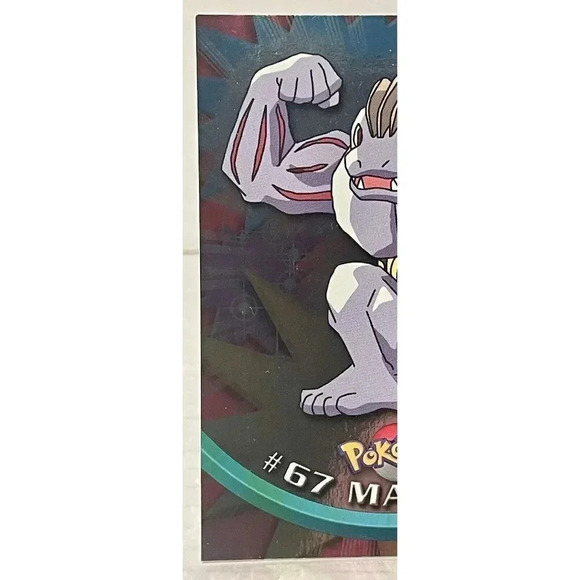 Machoke #67 Topps Foil Series 1 Pokemon NM Vintage TV Animation Edition 1999 - Picture 3 of 15